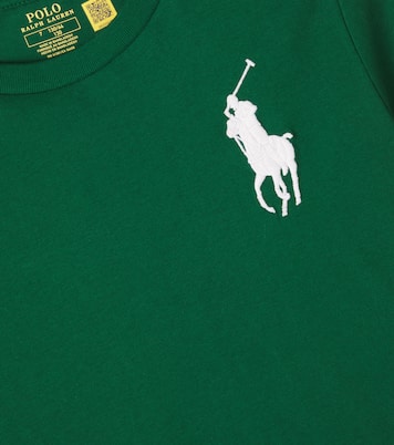 Logo embroidered cotton jersey T-shirt | Polo Ralph Lauren Kids