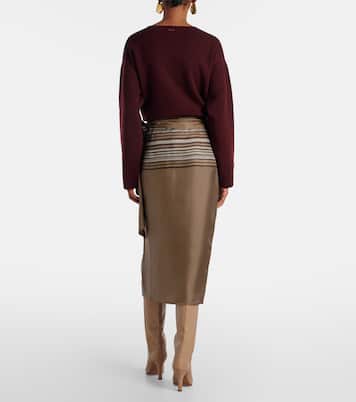 Wickelrock Edro aus Seide | Max Mara