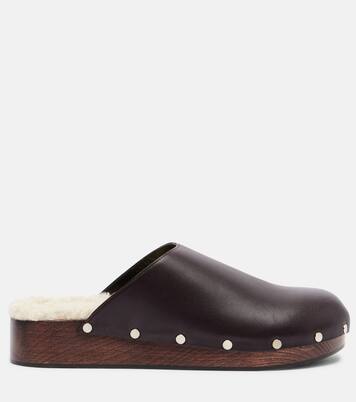 Agnes studded leather mules | Le Monde Béryl