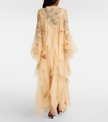 Robe Hypnotic Cascading aus Seidenorganza | Zimmermann