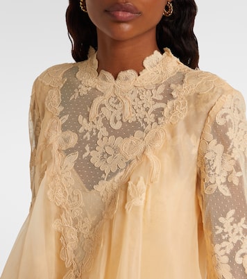 Robe Hypnotic Cascading aus Seidenorganza | Zimmermann