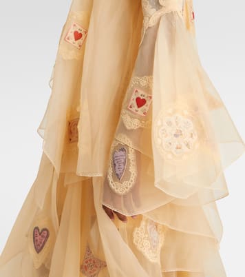 Robe Hypnotic Cascading aus Seidenorganza | Zimmermann