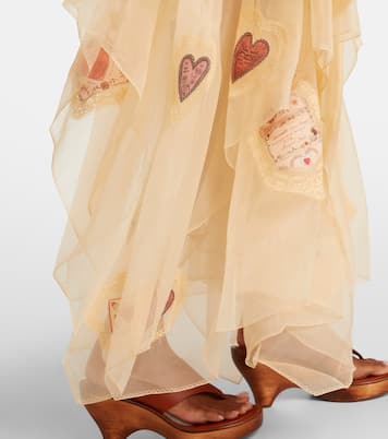 Robe Hypnotic Cascading aus Seidenorganza | Zimmermann