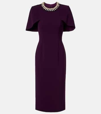 Thalia crystal-embellished midi dress | Jenny Packham