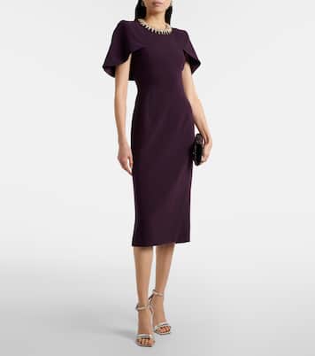 Thalia crystal-embellished midi dress | Jenny Packham