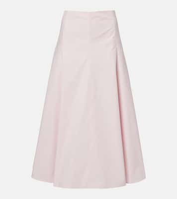 Triangle cotton poplin midi skirt | Jacquemus
