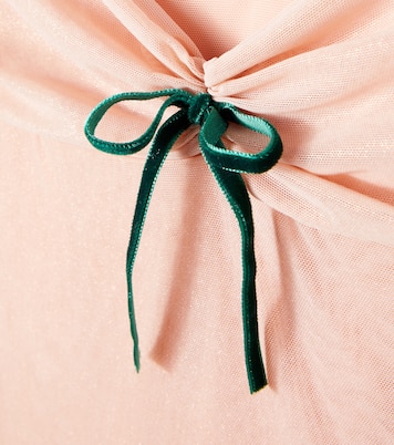 Bow-detail tulle slip dress | Oséree Kids