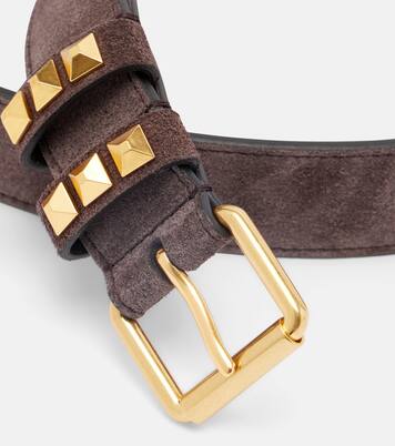 Flaneuse Rockstud suede belt | Valentino Garavani