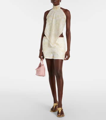 Top en georgette imprimé | Versace