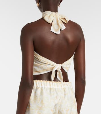 Top en georgette imprimé | Versace