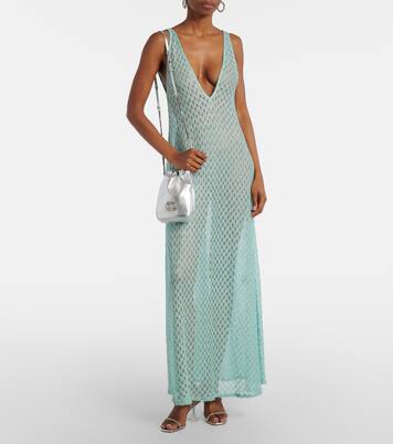 Bucket Bag Pilgrim Nano aus Metallic-Leder | Roger Vivier