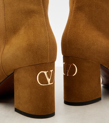 Fawcette 75 suede ankle boots | Valentino Garavani