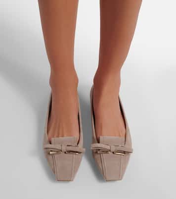 Ballerinas Trompette aus Veloursleder | Roger Vivier