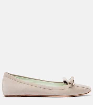 Ballerinas Trompette aus Veloursleder | Roger Vivier