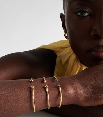 Bracciale Cablespira® Flex Micro in oro 18kt con perle | David Yurman