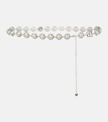 Crystal-embellished faux pearl belt | Magda Butrym