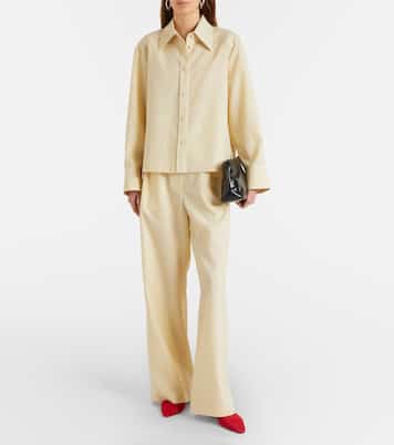 Perforated suede ballet flats | Jil Sander