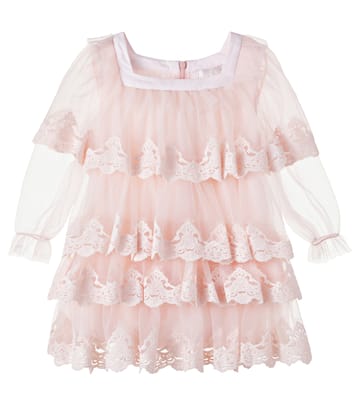 Lace-trimmed tulle dress | Petite Amalie  