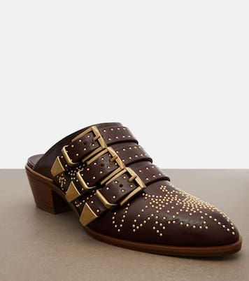 Susan studded leather mules | Chloé