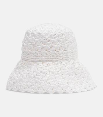 Crochet bucket hat | Aquazzura