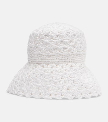 Crochet bucket hat | Aquazzura