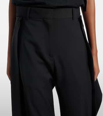 Draped wool wide-leg pants | Loewe