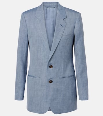 Guia wool, silk, and linen jacket | Loro Piana