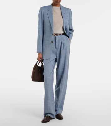 Guia wool, silk, and linen jacket | Loro Piana