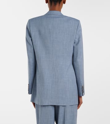 Guia wool, silk, and linen jacket | Loro Piana