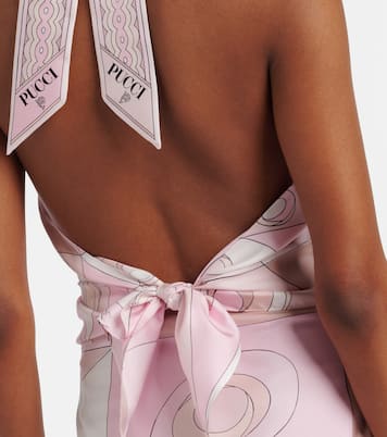 Occhi silk twill top | Pucci