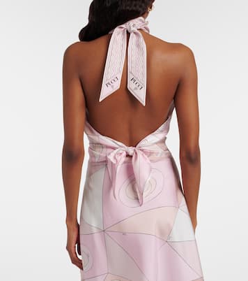 Occhi silk twill top | Pucci