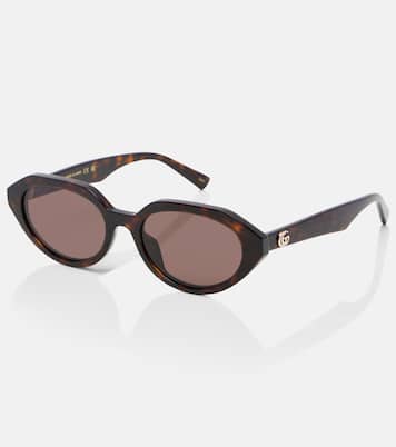 Ovale Sonnenbrille Double G | Gucci