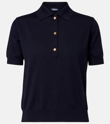 Cotton, silk, and cashmere polo sweater | 'S Max Mara