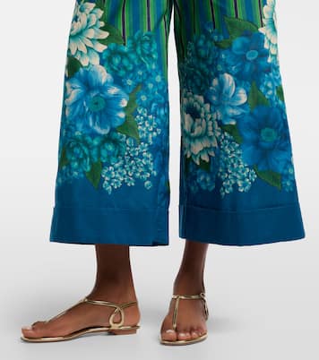 Pantaloni Margo a gamba larga in cotone | Alémais