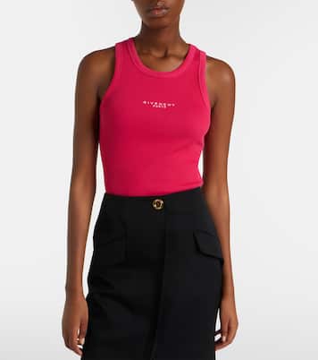 Logo printed cotton top | Givenchy