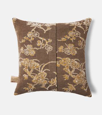Cotognastro cotton and linen-blend cushion | The House of Lyria