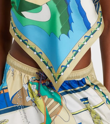 Bedrucktes Top aus Seide | Tory Burch