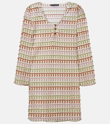 Novien crochet minidress | Veronica Beard