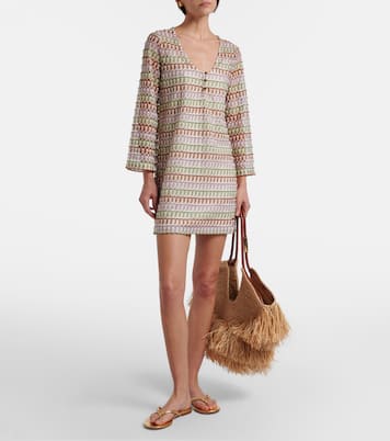 Novien crochet minidress | Veronica Beard