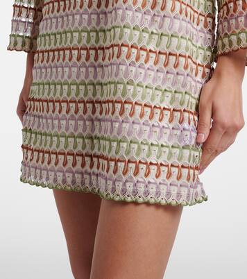 Novien crochet minidress | Veronica Beard