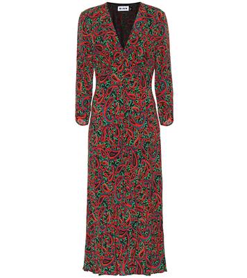 Katie printed crêpe midi dress | Rixo