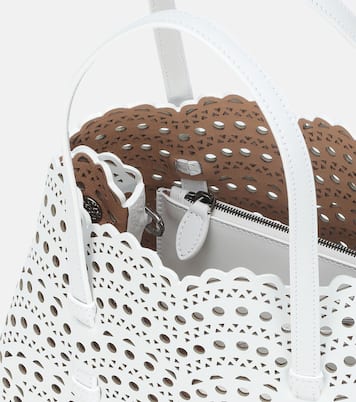 Le Mina 25 Vienne Wave leather tote bag | Alaïa