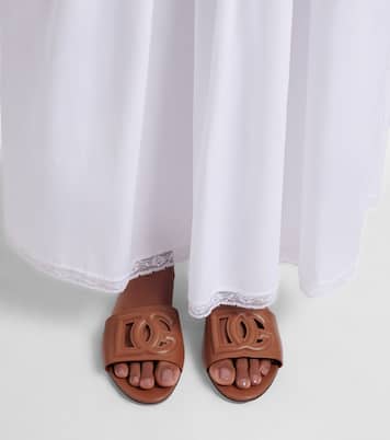 DG leather slides | Dolce&Gabbana