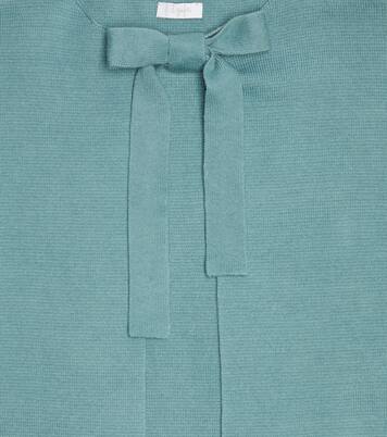 Cropped cotton cardigan | Il Gufo