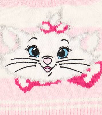 Baby - Pullover in lana e cashmere a righe | Monnalisa