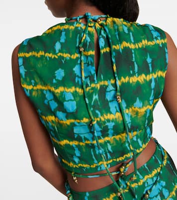 Bedrucktes Cropped-Top Ayana | Altuzarra