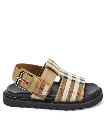 Vintage Check leather sandals | Burberry Kids