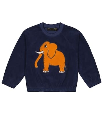 Besticktes Sweatshirt aus Frottee | Mini Rodini