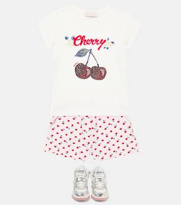 x Disney® embellished jersey T-shirt | Monnalisa