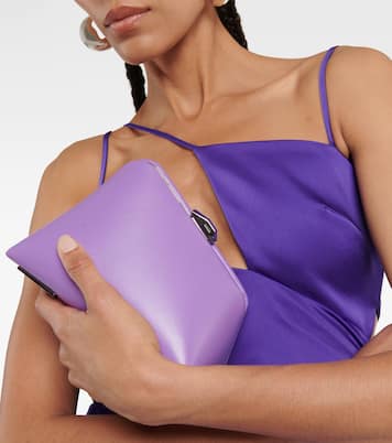 Clutch Midnight Mini aus Leder | The Attico